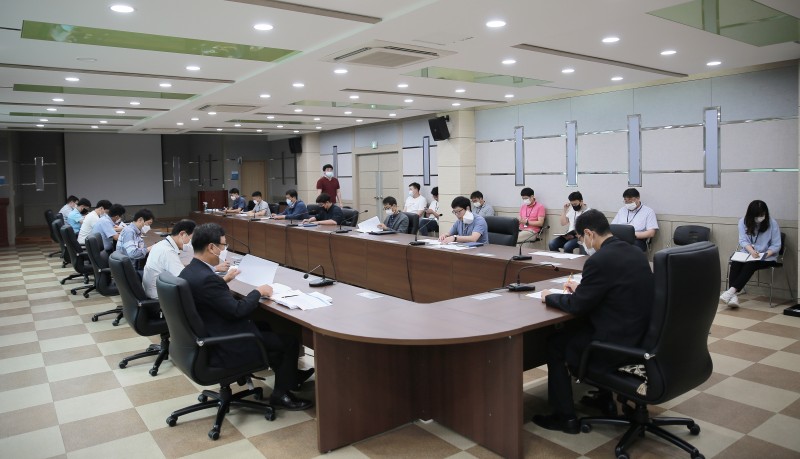2020년 8월 월례회의 모습